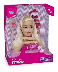 Boneca Barbie Busto - Maquiagem e Cabelo - Pupee - 1265