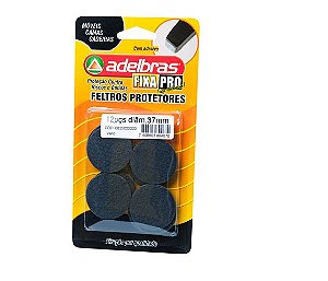 Adesivos Protetores Feltro Prático Redondo 37mm Adelbras