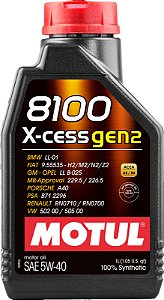Motul 8100 X-Cess Gen2 5W40
