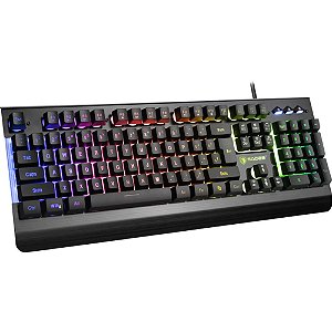 Teclado Gamer Semi Mecanico Sades Neo Whistle Rgb Anti-ghosting Double shot