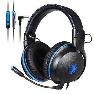 Fone Headset Gamer 50mm Xbox One Ps4 Vr Cel Pc Sades Fpower