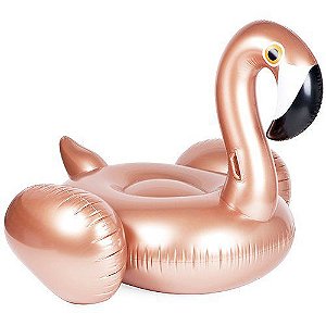 Boia Flamingo Rose Gold Luxo Gigante 192cm