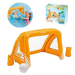 Trave Inflável Flutuante Polo Aquático Piscina e Jardim Intex 58507