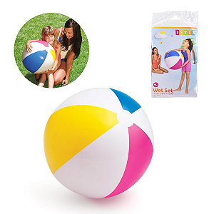 Bola de Praia Inflável Lisa Gigante 61cm Intex 59030