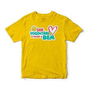 Camisa Básica “Ser Voluntário é Fazer o Bem”