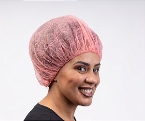 Touca Descartável de TNT para Cabelos Afro e Volumosos - Colorida