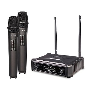 Microfone Sem Fio Duplo Tag Sound Tagima TMJ-500 UHF