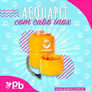 Bebedouro Acquapet Cerâmica 8 L   c/Bomba  Bivolt P&B