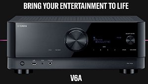 V6A - Receiver AV de 7.2 canais com CINEMA DSP 3D, 7 entradas / 1 saída HDMI™, surround sem fio (Instalação inclusa)