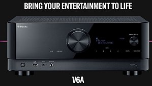 V6A - Receiver AV de 7.2 canais com CINEMA DSP 3D, 7 entradas / 1 saída HDMI™, surround sem fio.