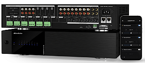 AudioBRIDGE 8 PREMIUM MULTIROOM CONTROLLER - NDS-AB8  8 Source -  (12x100W@4Ohms) (instalação inclusa)