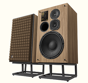 JBL L100 Classic MkII 12-inch (300mm) 3-way Bookshelf Loudspeaker (instalação inclusa)