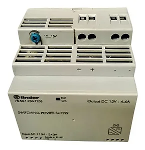 DUPLICADO - FONTE DE ALIMENTAÇÃO PARA REDE DE AUTOMAÇÃO - FINDER - 12V