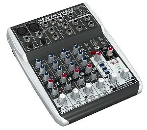 Mesa de Som Análogica QX602MP3 - Behringer MIXER DE ÁUDIO