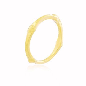 Anel Banho Ouro Quebec 18K