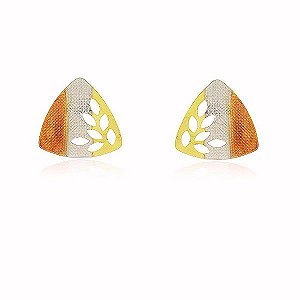 Brinco MultiColor Banho Ouro Quebec 18k