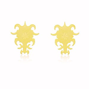 Brinco Mandala Banho Ouro Quebec 18k