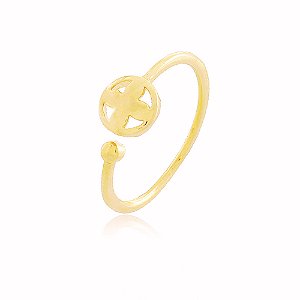 Anel Banho Ouro Quebec 18k