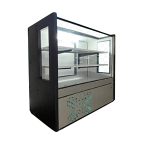BNMQ 120-VITRINE TERMISA  NATURAL 01 PORTA - PRATELEIRA LISA