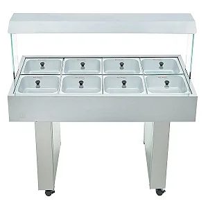BNGM-8 BUFFET FRIO MOVEL 8 CUBAS 220V C/ GELO-X EDANCA