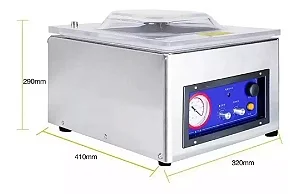 SELADORA Á VÁCUO 258MM SELAGEM 1 BARRA (MEDIDAS 290 X 320 X 410MM) STEVAN