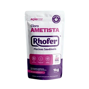 Cloro Rhofer 1kg Para Piscina Cloro Ativo em Pó