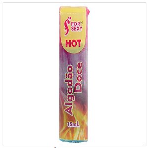 GEL COMESTIVEL HOT 15 ml - For Sexy - Sabor ALGODÃO DOCE