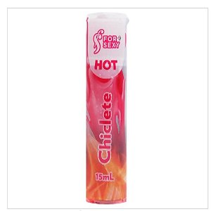 GEL COMESTÍVEL HOT 15 ml - For Sexy - Sabor CHICLETE