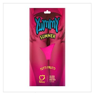 CALCINHA COMESTÍVEL Yummy Summer Neon - Sexy Fantasy- SABOR TUTTI FRUTI