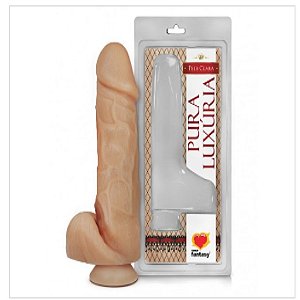 PRÓTESE 18 x 4,4 cm COM ESCROTO - Sexy Fantasy