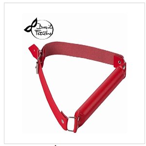 MORDAÇA BASTÃO - Brasil Fetich- COR VERMELHA