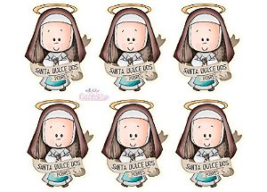 Feltro Estampado - Santinhos cute - Santa Dulce dos pobres