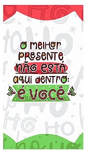 Feltro Estampado - Porta Kitkat Natalino - Unitário - Modelo 17