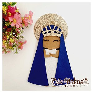 Recorte em Feltro - Santinhos Nossa Senhora Aparecida (modelo 2) - unidade