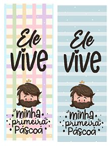 Feltro Estampado - Porta Bis ou Barra de Páscoa 2025 - Modelo 2