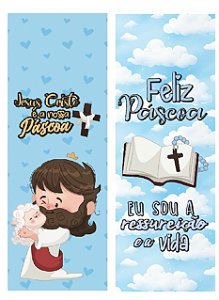 Feltro Estampado - Porta Bis ou Barra de Páscoa 2025 - Modelo 4