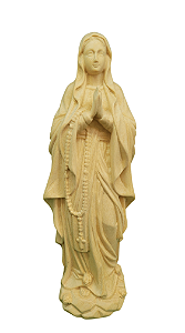 Nossa Senhora de Lourdes 19 cm Natural.