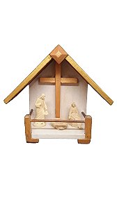 Sagrada Família Mini - 7,2 cm com Estalagem