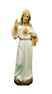 Sagrado Coração de Jesus - 15 cm - Colorido