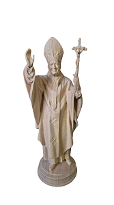 São João Paulo II - 16,2 cm Natural.