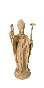 São João Paulo II - 16,2 cm Natural.