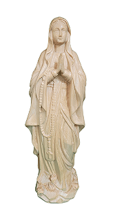Nossa Senhora de Lourdes - 19 cm - Encerado.