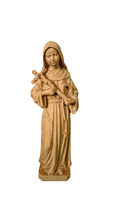 Santa Rita de Cassia - 16,5 cm - encerada.
