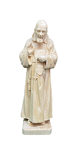 Padre Pio - 19 cm - Natural