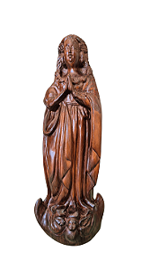 Nossa Senhora Aparecida Facsimile - 38 cm - Escurecida