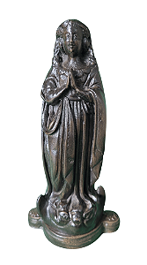 Nossa Senhora Aparecida Facsimile - 14 cm - Escurecida