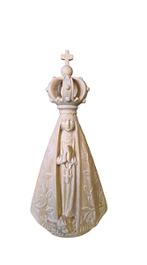 Nossa Senhora Aparecida Estilizada 15 cm Natural.
