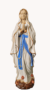 Nossa Senhora de Lourdes 19 cm Colorida.