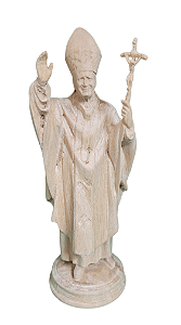 São João Paulo II - 16,2 cm Natural.