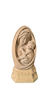 Nossa Senhora Clássica - 10 cm - Com Pedestal 3,6 cm.